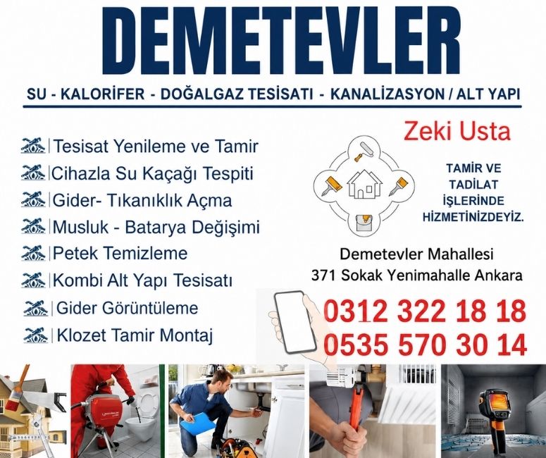 Demetevler Tesisatçı