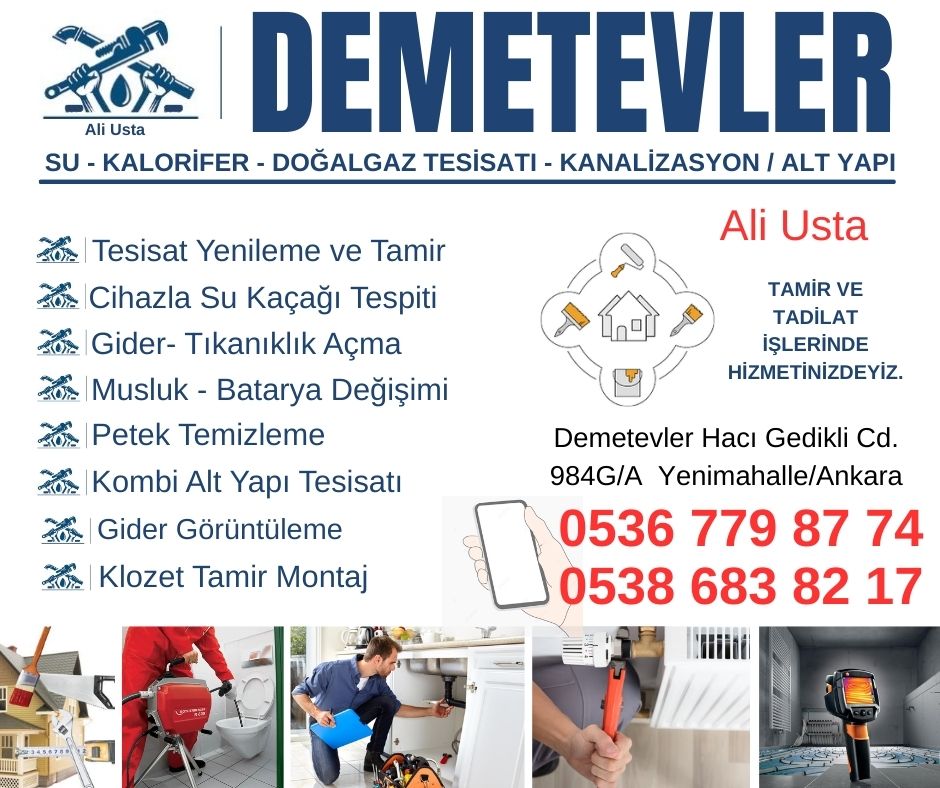 Demetevler tesisatçı